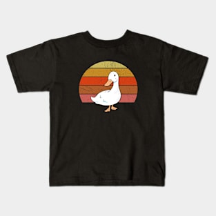 Vintage Gans Sunset Retro Gans Kids T-Shirt